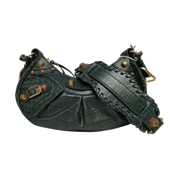 Le Cagole Small Calfskin Green
