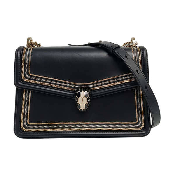 SERPENTI FOREVER Small Calfskin Black