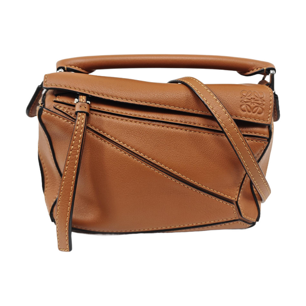 Puzzle Mini Calfskin Brown