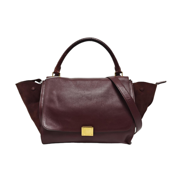 TRAPEZE Medium Calfskin Red