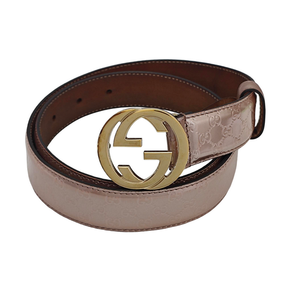 Leather Belt Red
