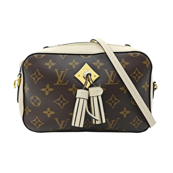 SAINTONGE Monogram Coated Canvas Brown