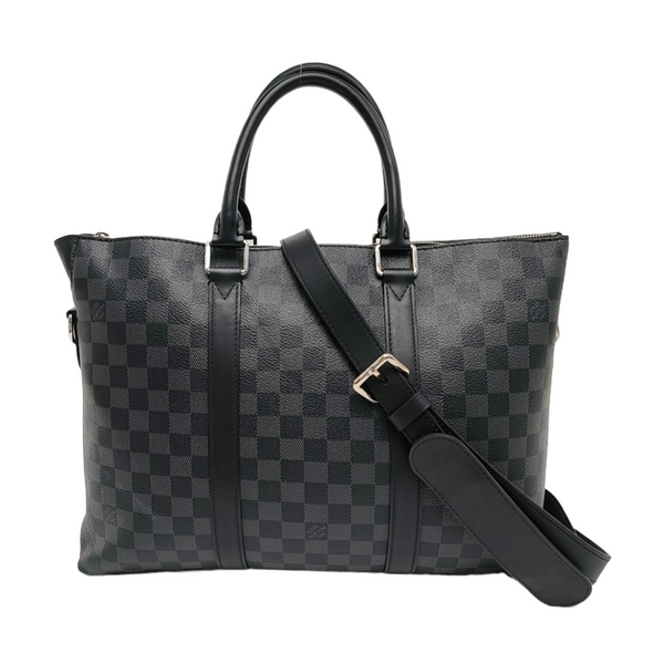 ANTON Damier Graphite Coated Canvas Gray
