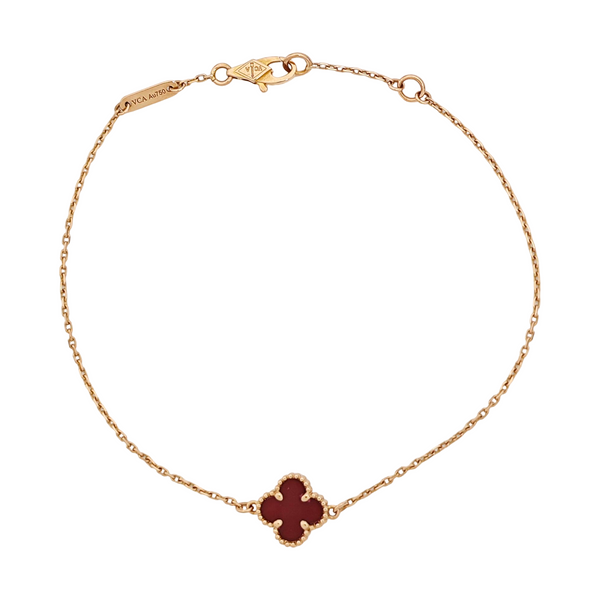 Sweet Alhambra 18k Rose Gold Bracelet