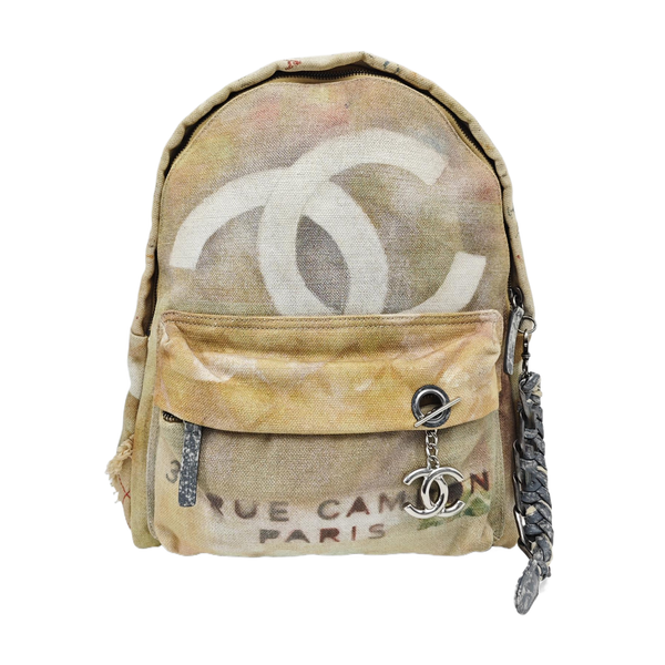 Canvas Backpack Yellow