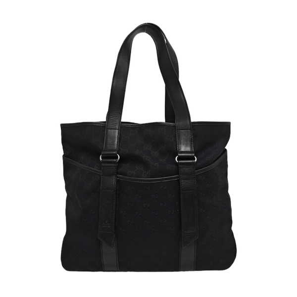 Monogram Canvas Top Handle Bag Black
