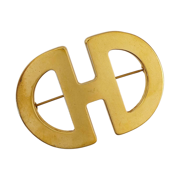 Metal Gold Brooch