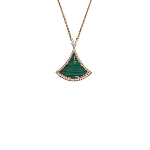 DIVAS' DREAM 18k Gold Green Necklace