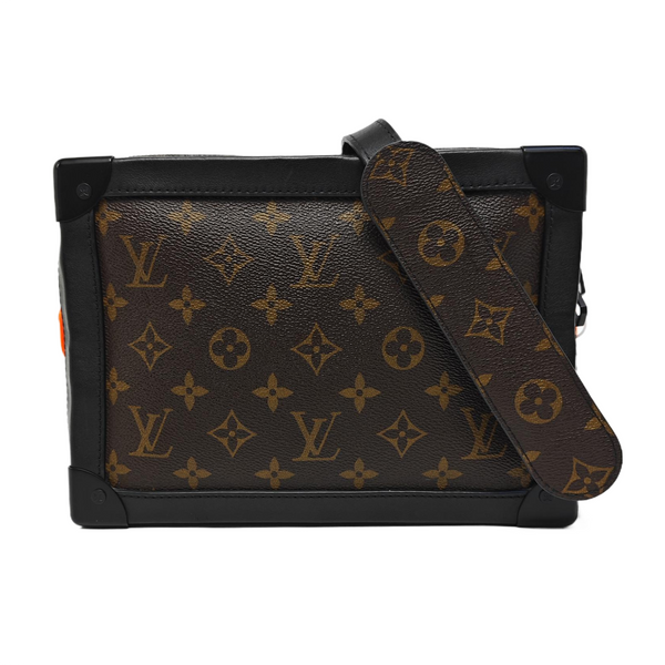 SOFT TRUNK Monogram Coated Canvas Brown
