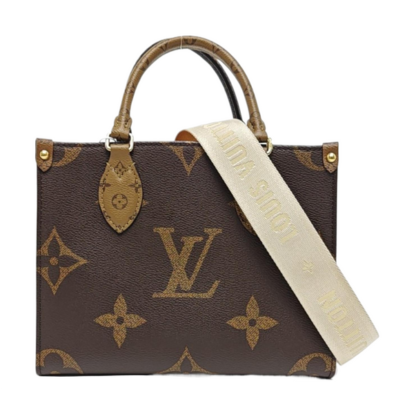 ONTHEGO PM Monogram Coated Canvas Brown