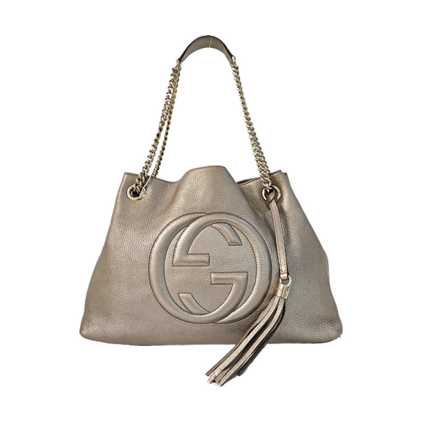 Soho Large Calfskin Beige