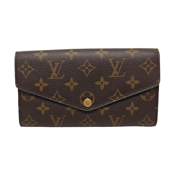 JEANNE Monogram Coated Canvas Brown Wallet