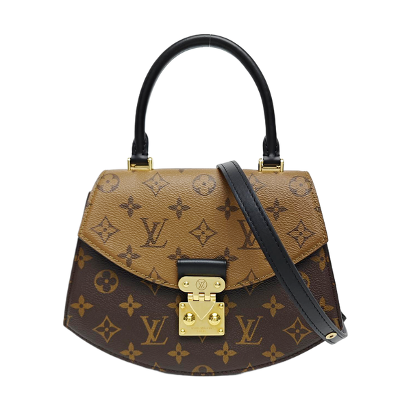 EDEN Super Mini Monogram Coated Canvas Brown