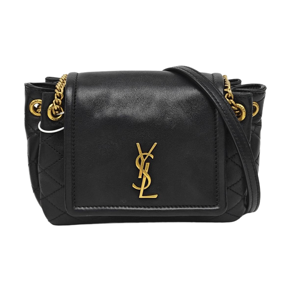 NOLITA Mini Quilted Lambskin Black