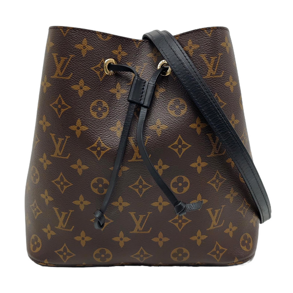 NÉONOÉ MM Monogram Coated Canvas Brown