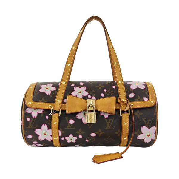 PAPILLON GM Monogram Coated Canvas Brown