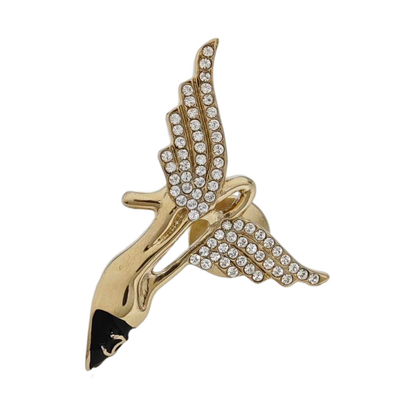 Metal Gold Brooch