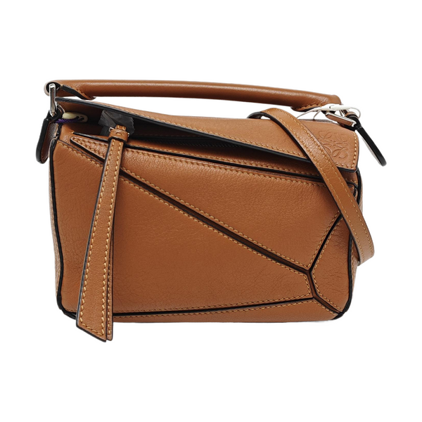 Puzzle Mini Calfskin Brown