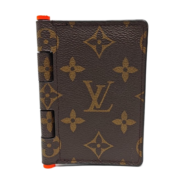 Monogram Coated Canvas Card Holder Mini Brown