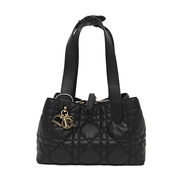 Toujours Small Cannage Calfskin Black