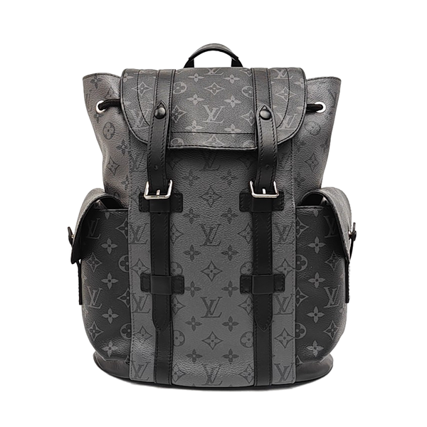 CHRISTOPHER PM Monogram Coated Canvas Gray