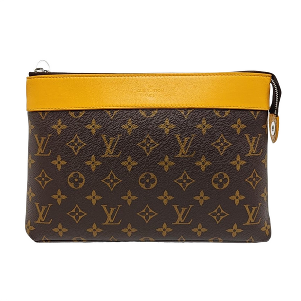 DAILY Monogram Coated Canvas Brown