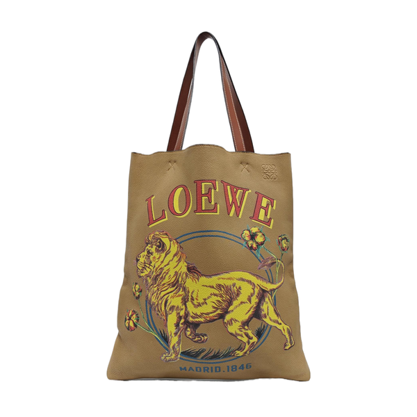 Calfskin Tote Bag Brown