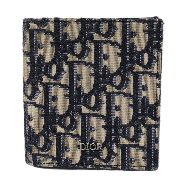 Oblique Canvas Wallet Blue