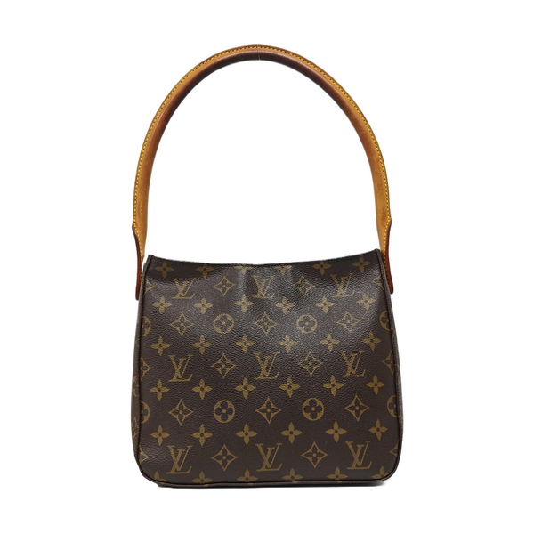 LOOPING MM Monogram Coated Canvas Brown