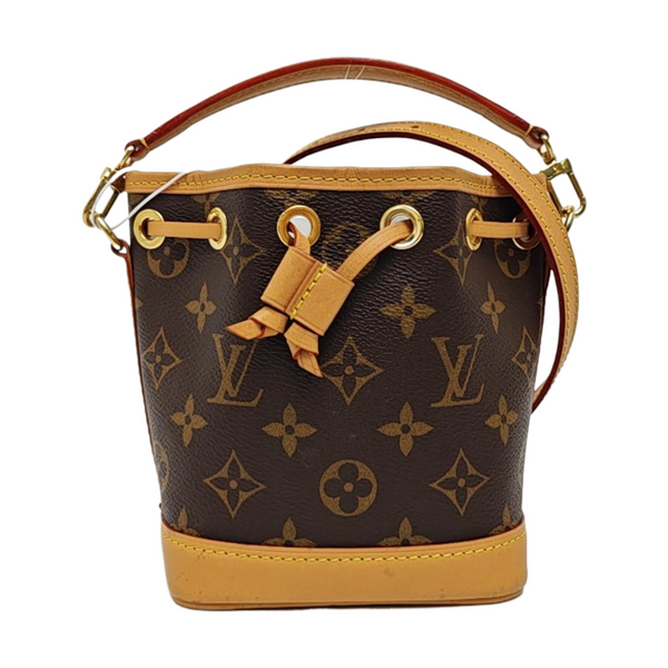 NOÉ Nano Monogram Coated Canvas Brown