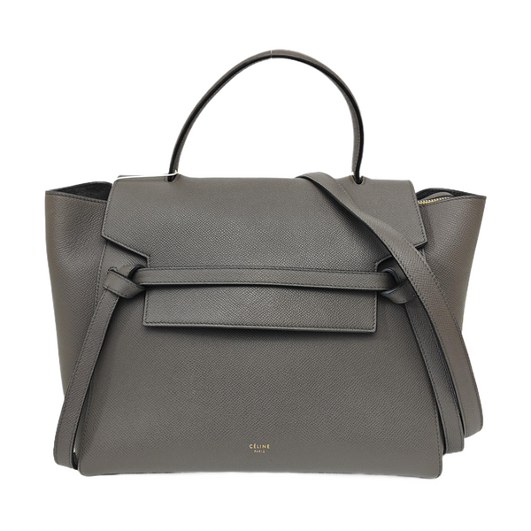 BELT Mini Calfskin Gray