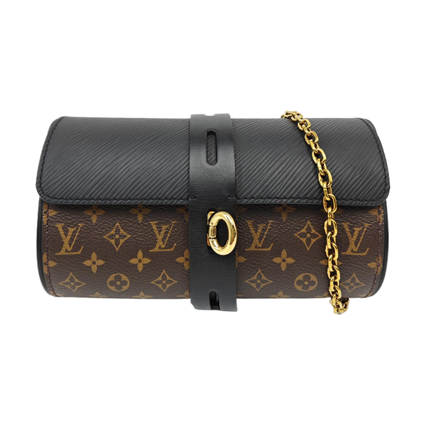GLASSES CASE Monogram Coated Canvas Black