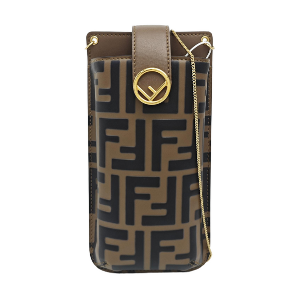 Calfskin Shoulder Bag Brown