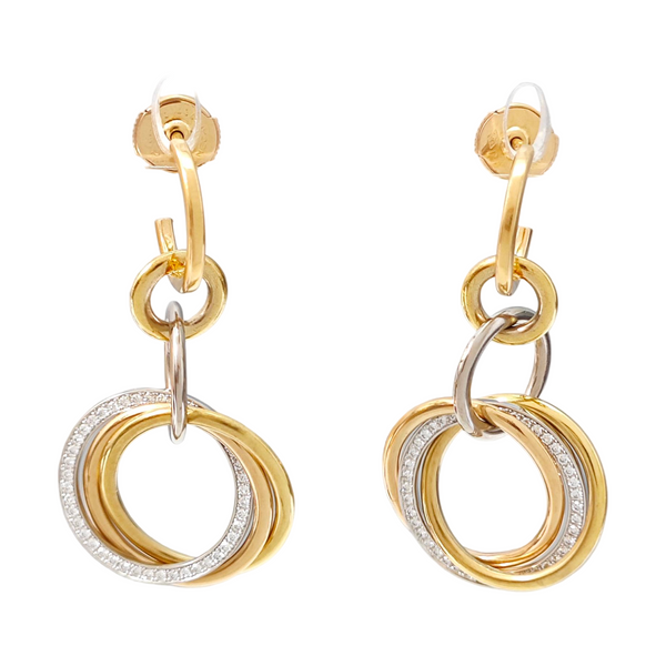 TRINITY 18k Gold Stud Earrings