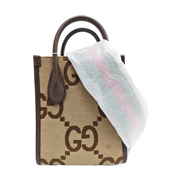 Jumbo Mini Monogram Canvas Beige