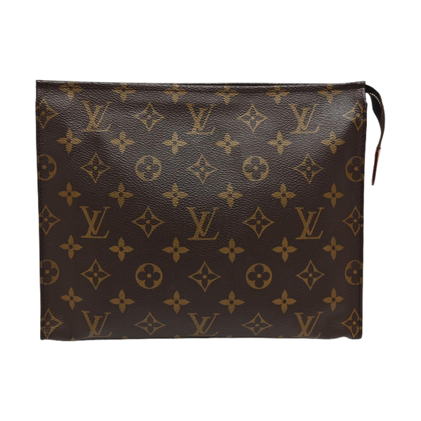 TOILET POCKET 26 Monogram Coated Canvas Brown
