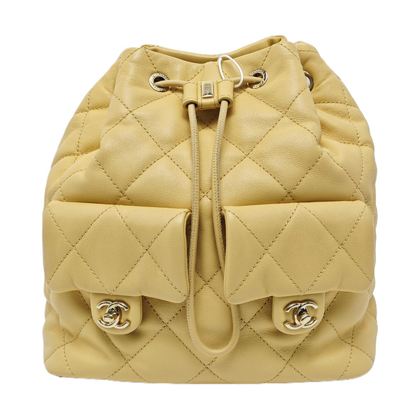 Quilted Calfskin Yellow
