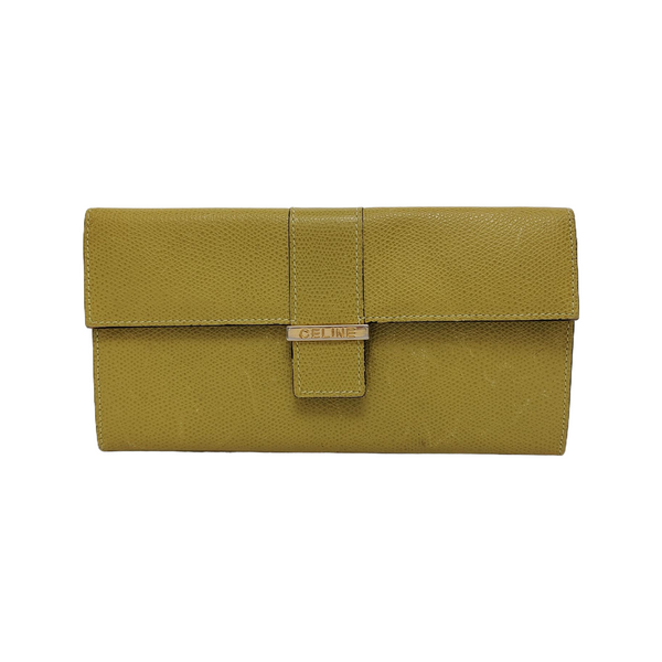 Calfskin Yellow Wallet
