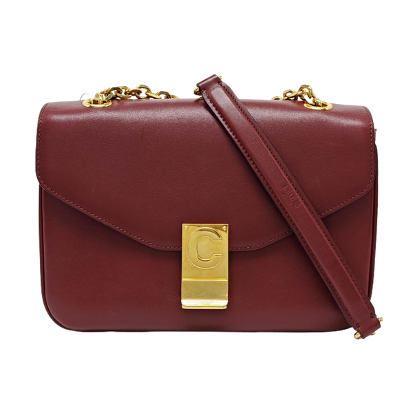 C Medium Calfskin Red