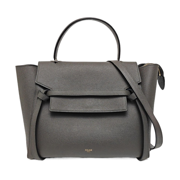 BELT Mini Calfskin Gray