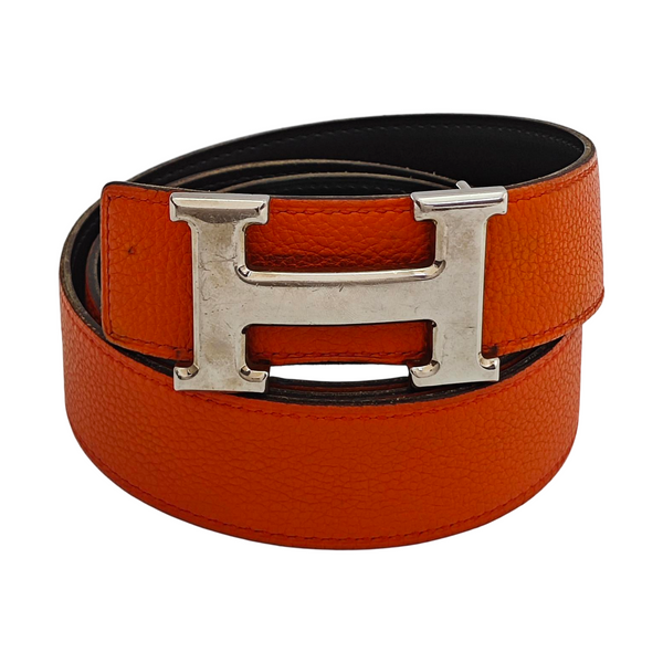Leather Belt Orange