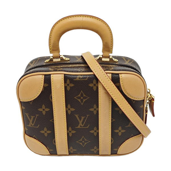 LUGGAGE Monogram Coated Canvas Brown