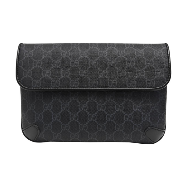 Neo Vintage Monogram Coated Canvas Black