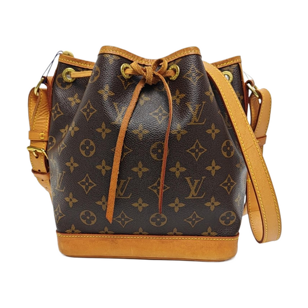 NOÉ BB Monogram Coated Canvas Brown