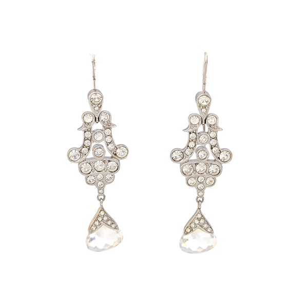 Metal Silver Earrings