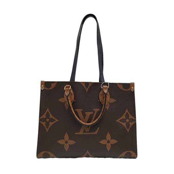 ONTHEGO MM Monogram Coated Canvas Brown