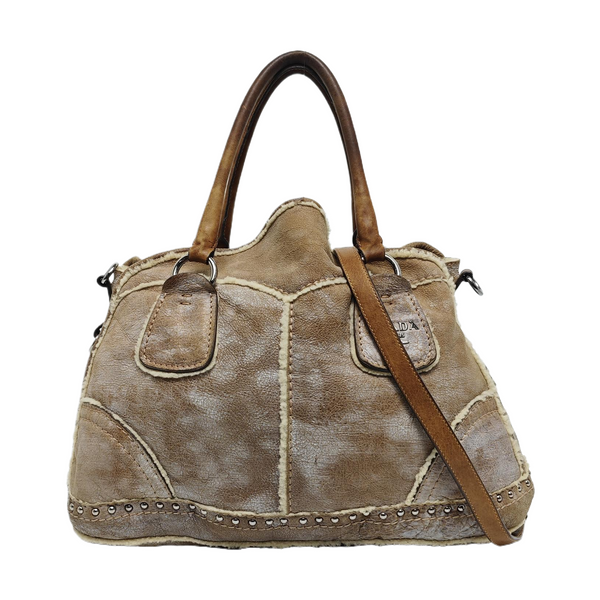 Quilted Sheepskin Brown