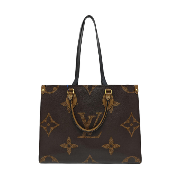 ONTHEGO MM Monogram Coated Canvas Brown