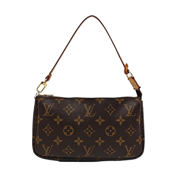 ACCESSOIRES Monogram Coated Canvas Brown
