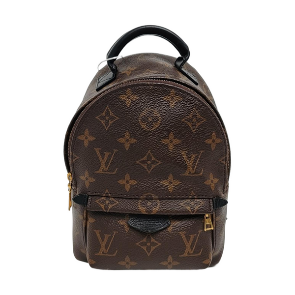 PALM SPRINGS Mini Monogram Coated Canvas Brown